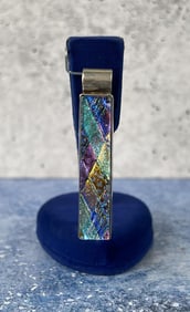 Sterling Silver Stained Glass Pendant