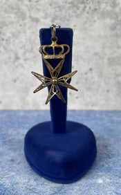 Sterling Silver Maltese Cross Pendant