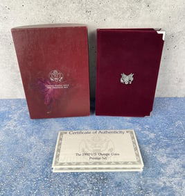 1992 Olympic Coin Silver Prestige Set