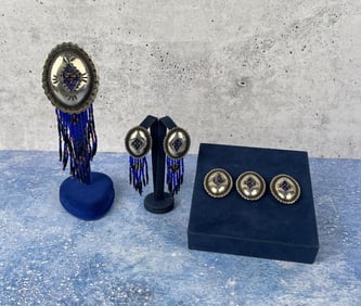 Navajo Sterling Silver Concho Jewelry