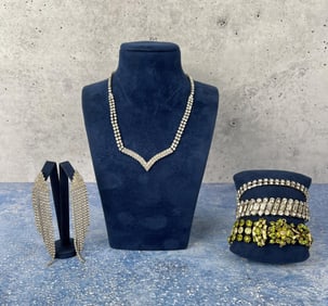 Rhinestone Costume Jewelry Collection