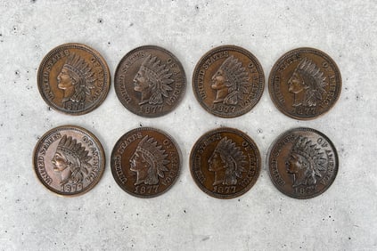 Collection of Oversized Indian Head Pennies