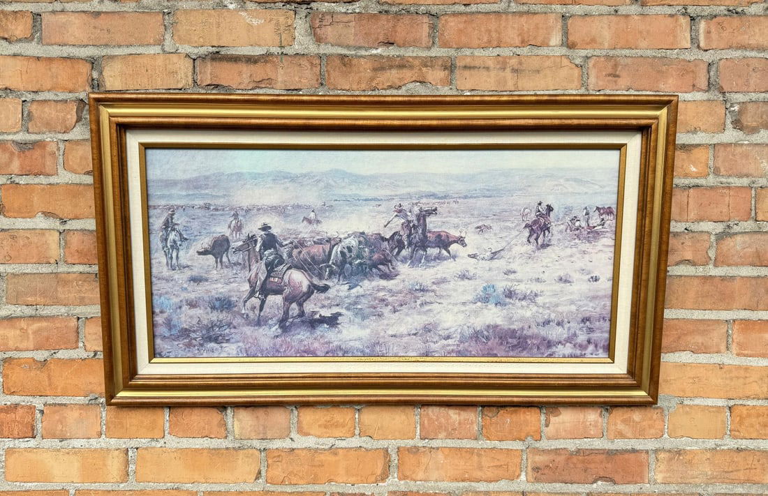 Charles M Russell Montana Giclee on Canvas Print (1 of 4)
