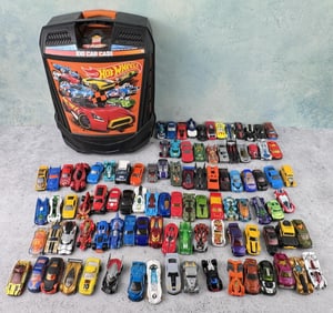 Collection of Hot Wheels Toy Cars