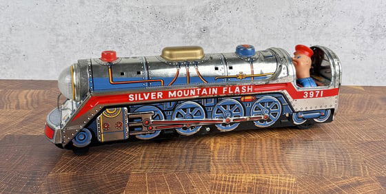 Silver Mountain Flash 3971 Tin Toy Train