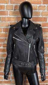 Hein Gericke Leather Motorcycle Jacket Coat