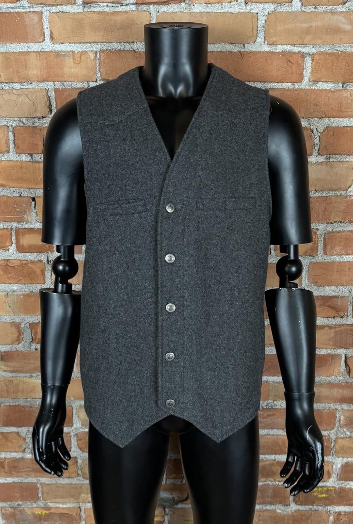 Wyoming Traders Wool Cowboy Vest: Size Large.