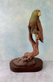 Rick Cain Paradise Found Parrot Sculpture