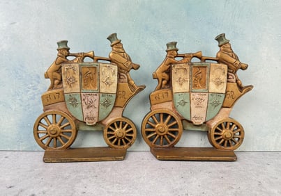 Cast Iron London Mail Bookends