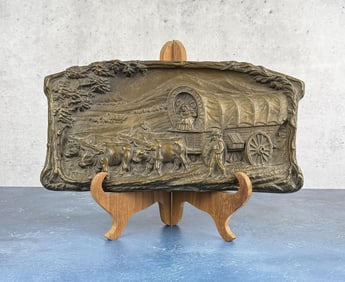 Oregon Trail Bronze Plaque