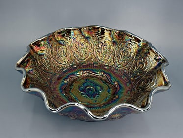 Fenton Persian Medallion Carnival Glass Bowl