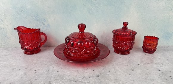 Mosser Eyewinker Ruby Glass Set