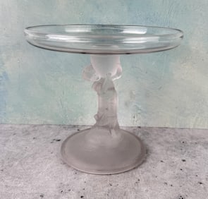 Gillinder and Sons Frosted EAPG Glass Compote