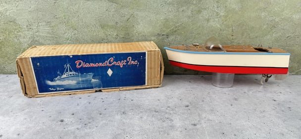 Diamond Craft Wood Toy Boat Japan