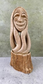 Thomas Iroquois Soapstone Carving