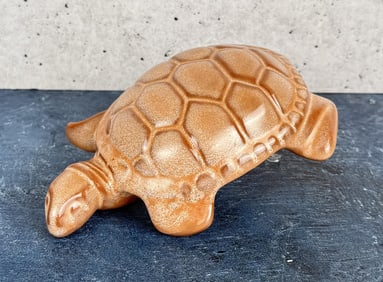 Frankoma Pottery Turtle Paperweight
