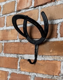 Custom Made Montana Ranch Horseshoe Coat Hook