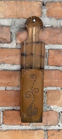Punched Copper Wall Pocket