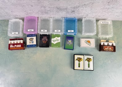 Assorted Soda Playing Card Collection