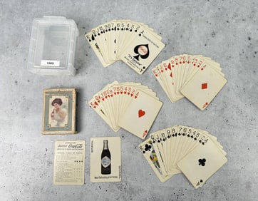 1909 Coca Cola Playing Cards