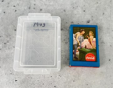 1943 Coca Cola Playing Cards Ballerina Sealed