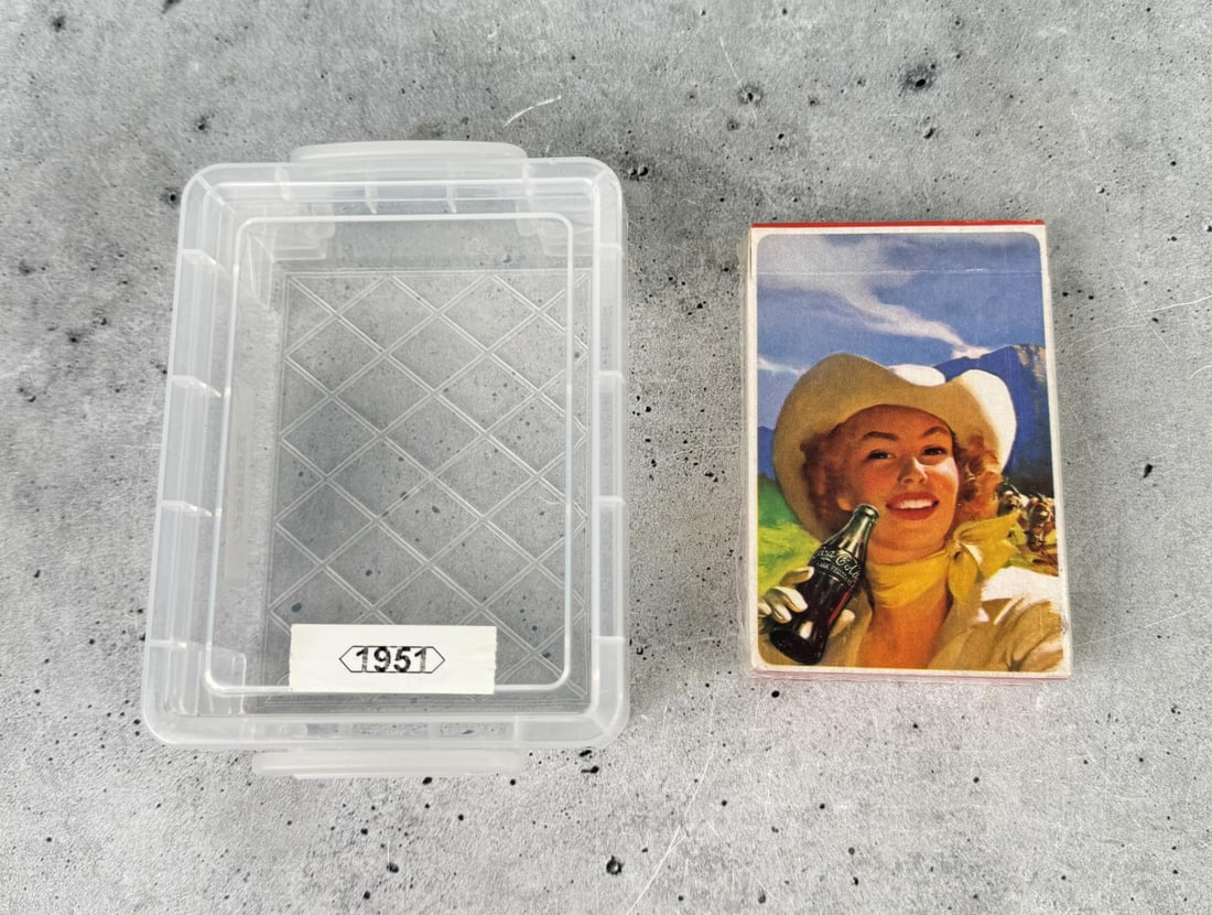 1951 Coca Cola Playing Cards Cowgirl Sealed (1 of 4)