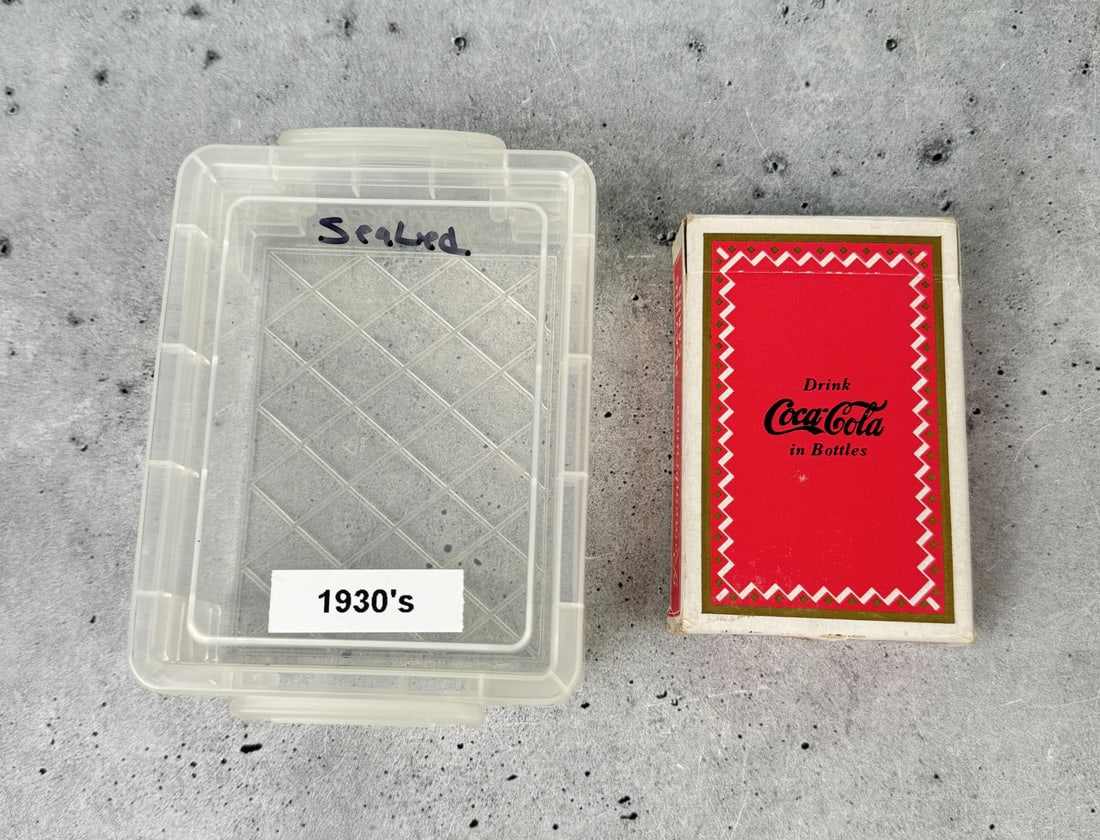 1930s Coca Cola Bridge Size Playing Cards (1 of 5)