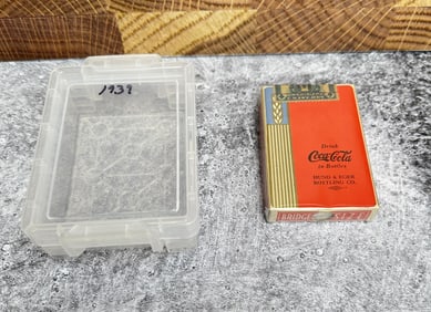 1939 Coca Cola Hund & Eger Wheat Playing Cards
