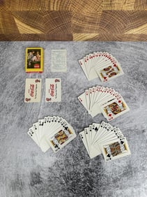 1943 Coca Cola Playing Cards Yellow Ballerina