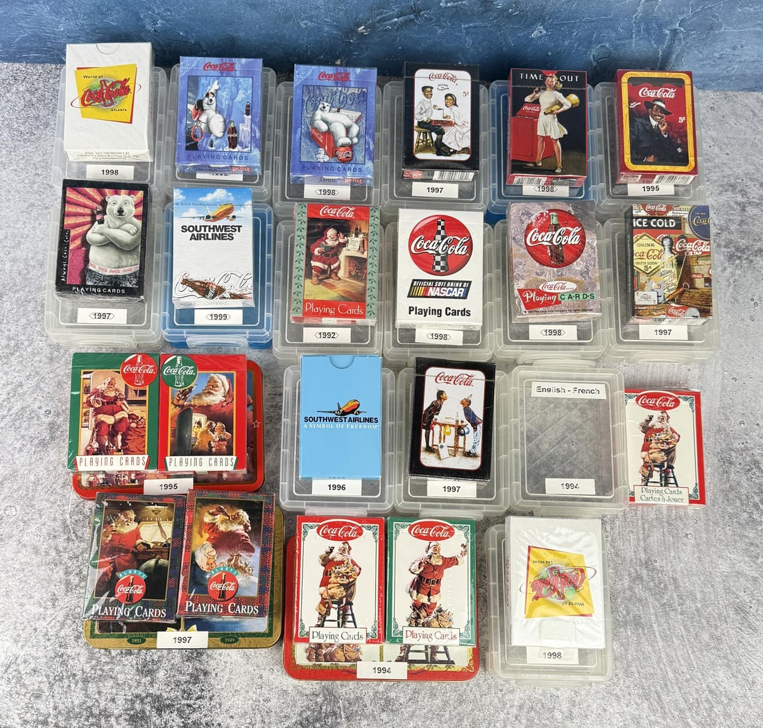 1990s Coca Cola Playing Card Collection (1 of 6)