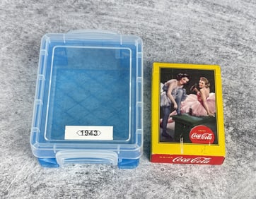 1943 Coca Cola Playing Cards Yellow Ballerina