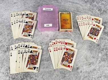 1936 Coca Cola Playing Cards Hund & Eger