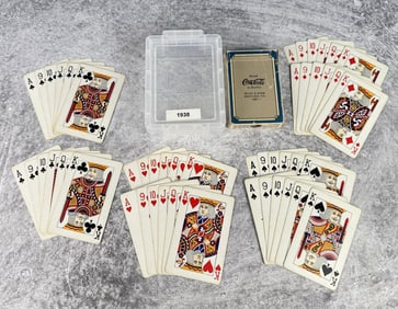 1938 Coca Cola Pinochle Playing Cards