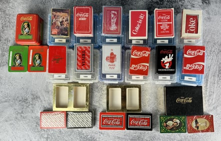 1980s Coca Cola Playing Card Collection