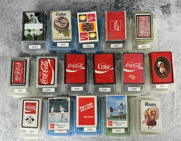 1970s Coca Cola Playing Card Collection