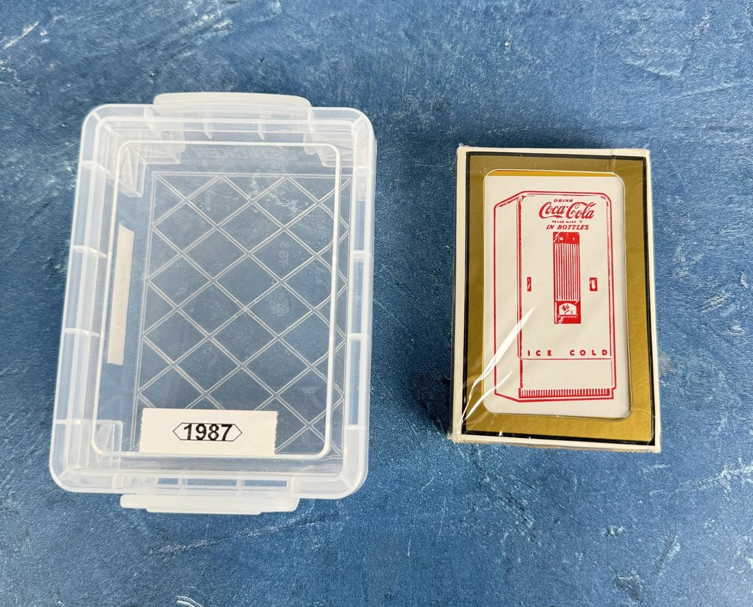 1987 Vendo Coca Cola Playing Cards: Sealed.
