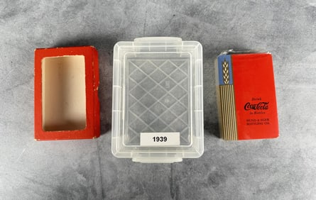 1939 Coca Cola Hund & Eger Wheat Playing Cards