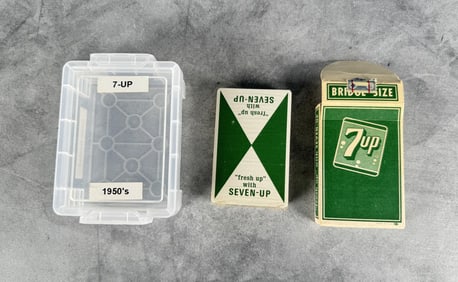 1950s 7up Soda Playing Cards