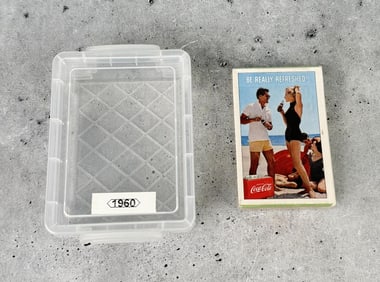 1960 Coca Cola Playing Cards