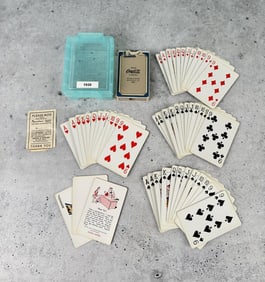 1938 Coca Cola Pinochle Playing Cards