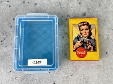 1943 Coca Cola Playing Cards Phone Operator