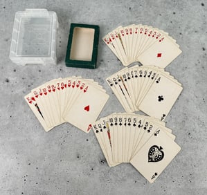 1928 Coca Cola Playing Cards Bobbed Hair Girl