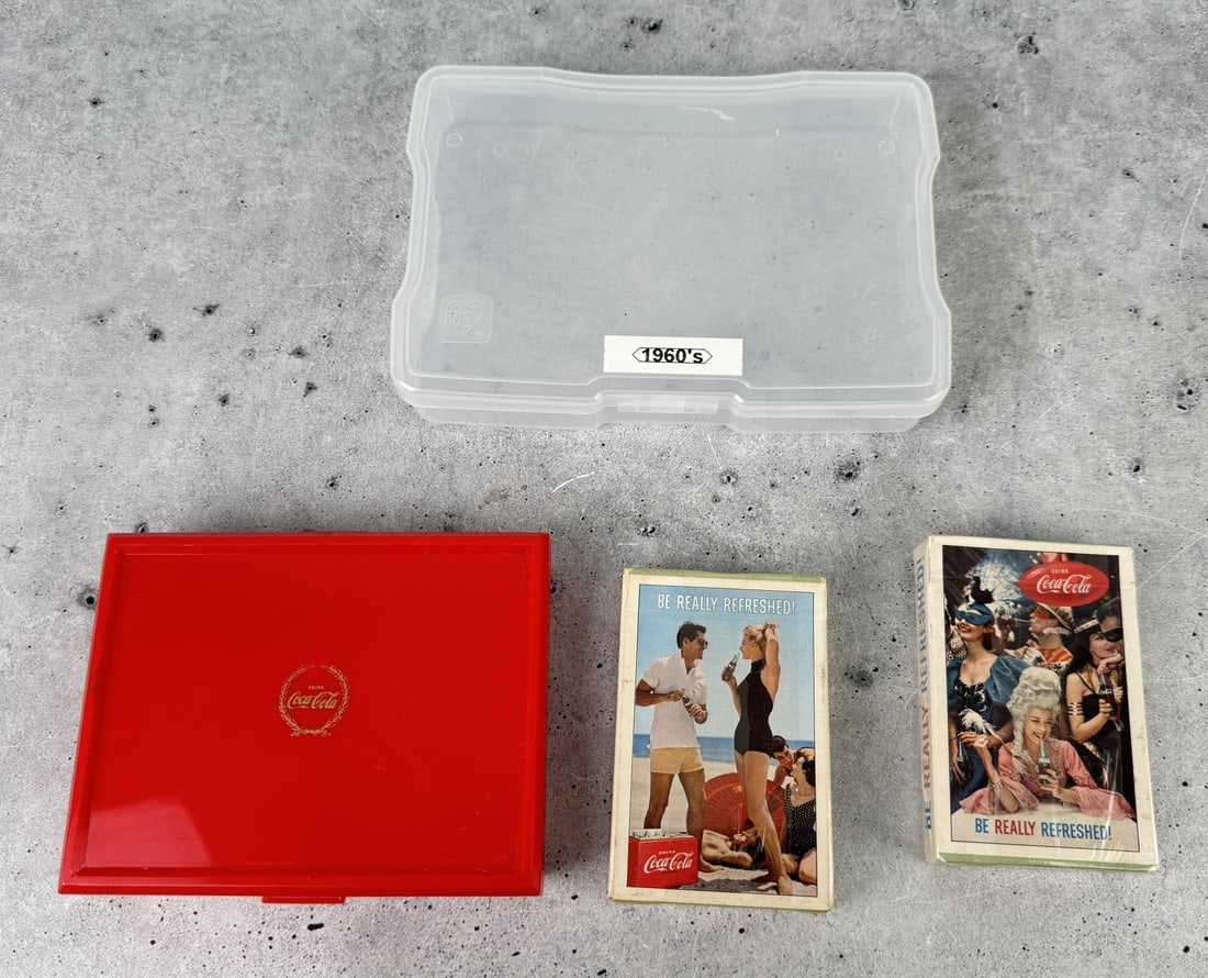 1960 Coca Cola Playing Cards Double Deck (1 of 4)