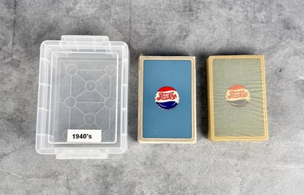1940s Pepsi Cola Playing Cards Double Dot