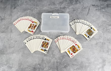 1943 Coca Cola Playing Cards Yellow Lady & Dog