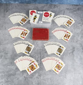 1943 Coca Cola Playing Cards Lady & Dog Double