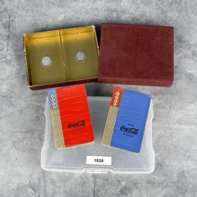 1939 Coca Cola Playing Cards Wheat Double Deck