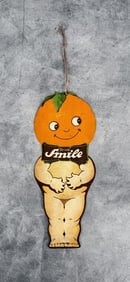 Smile Orange Soda Fan Pull