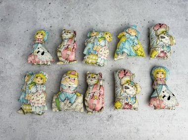 Vintage Mother Goose Plush Toys