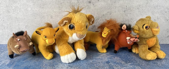 Collection Of Lion King Plush Toys